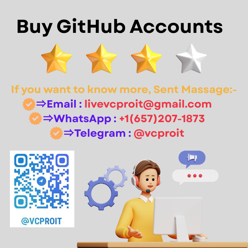 Buy GitHub  Accounts